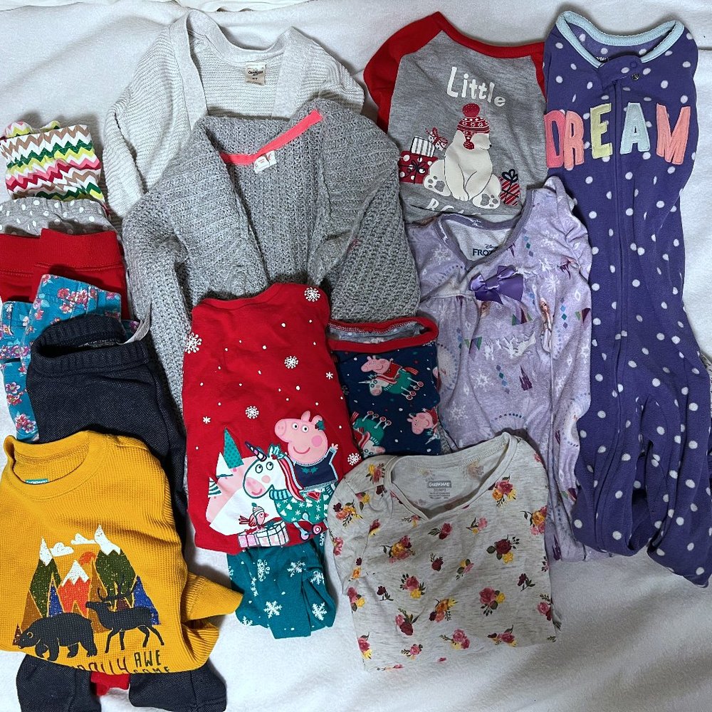Girls 3T Winter Clothing Bundle (15 Pieces)